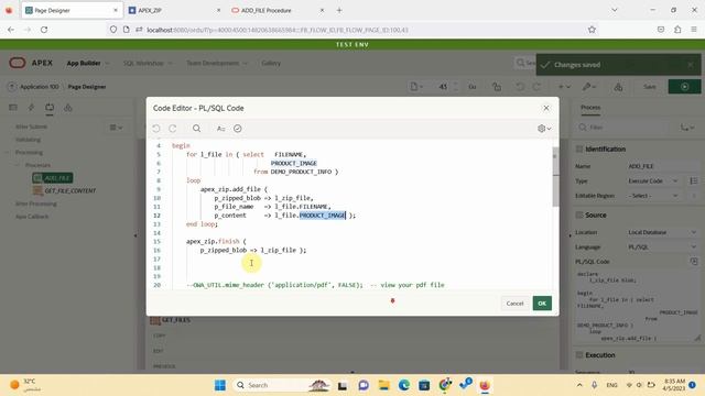 Oracle APEX API (APEX_ZIP) : ADD_FILE Procedure & FINISH Procedure смотреть онлайн