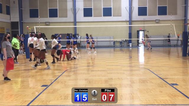 Pike vs Heritage Christian Set 1 смотреть онлайн