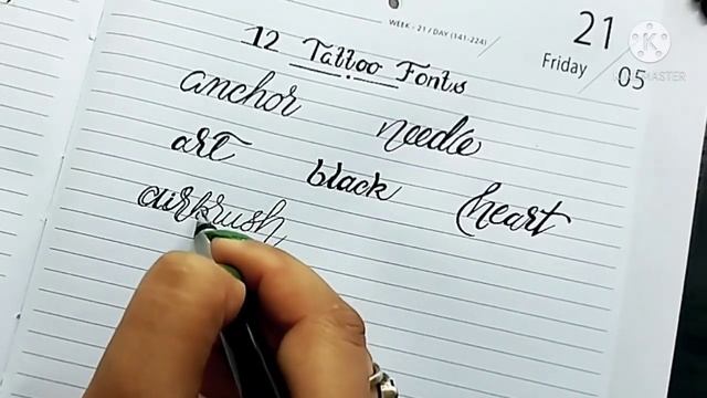 Top 12 Tattoo design | Latest Tattoo fonts calligraphy | How to draw stylish Tattoo design смотреть онлайн