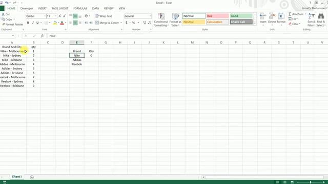 Excel formula: Sum if cell contains text in another cell | Sum with Partial Text смотреть онлайн