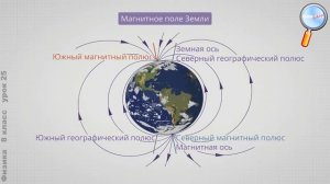 Физика 8 класс (Урок№25 - Постоянные магниты. Действие магнитного поля на проводник с током.)