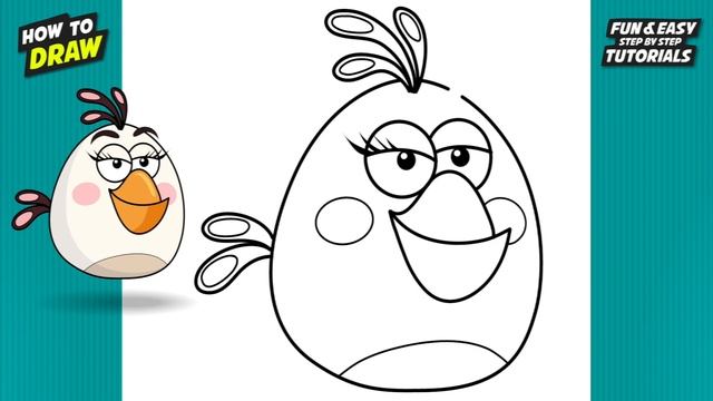 How to Draw MATILDA from ANGRY BIRDS | free download смотреть онлайн