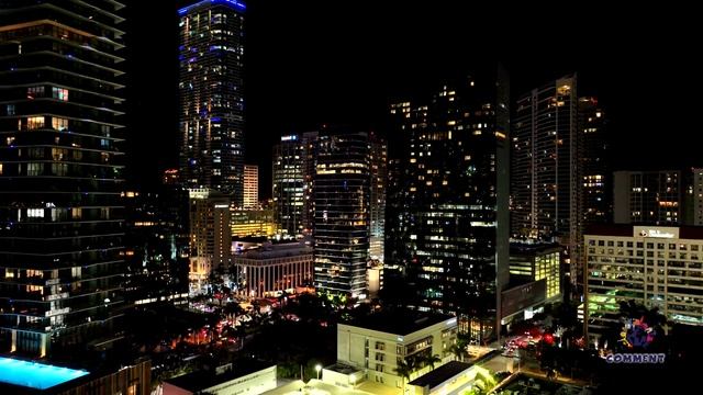 Discover Miami's Colors From Above: A Relaxing Aerial Journey In 2023 | 4K