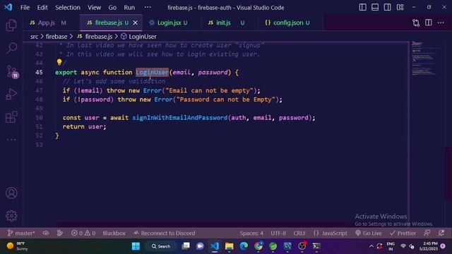 React Firebase Email/Password Authentication | React Firebase Sign In #2 | Bugslogger смотреть онлайн