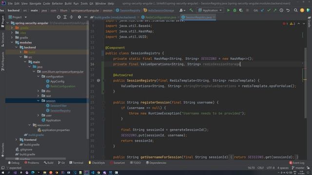 Added Redis Session Registry - Spring Security With Angular - Part 8 смотреть онлайн