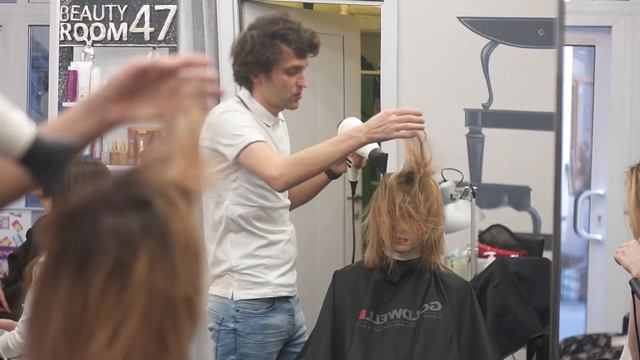 Омбре на коротких волосах смотреть онлайн