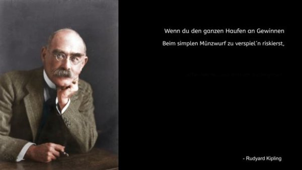Wenn (Gedicht von Rudyard Kipling (german If)