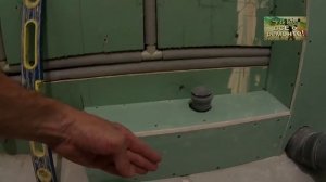 Монтаж короба из гипсокартона в ванной комнате. Скрытый ревизионный люк!