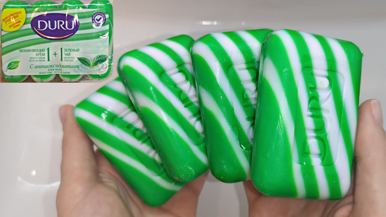 DURU 1+1 ЗЕЛЕНЫЙ ЧАЙ ? АСМР МЫЛО/МЫЛЬНЫЙ АНТИСТРЕСС ПЕРЕД СНОМ ? ASMR SOAP/АСМР ЗВУКИ смотреть онлайн