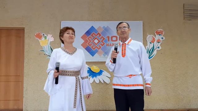 Вокальный дуэт Староторъяльского СДК Мая Леухина и Виталий Яндыганов "Эре коктын лийына" смотреть онлайн