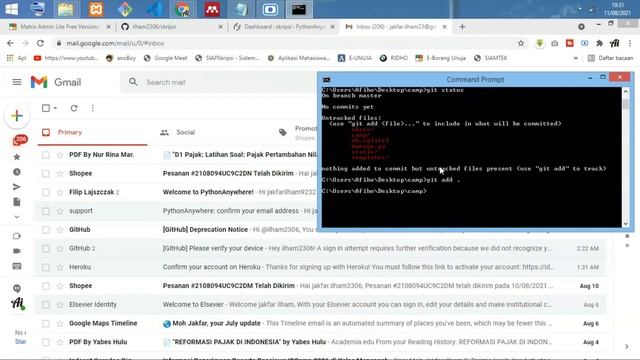 Hosting Website Framework Django Part 1 Upload File to Github смотреть онлайн