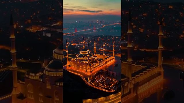 📍 Мечеть Чамлыджа, Стамбул, Турция 🇹🇷 Çamlıca Mosque, Istanbul, Turkey смотреть онлайн