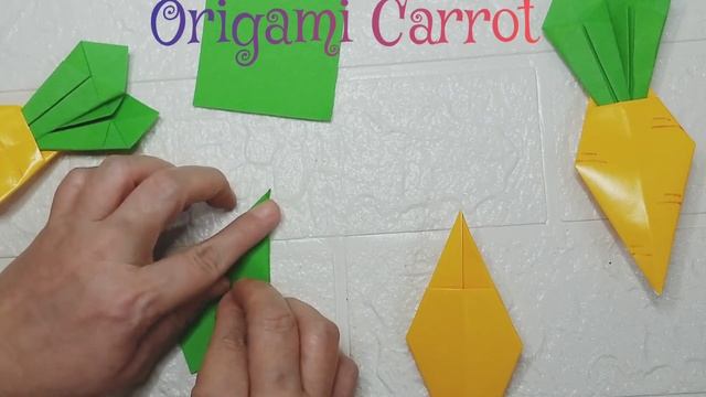 How To Make Origami Carrot - Easy Tutorial ~ Origami Fun Channel #origami #OrigamiFunChannel смотреть онлайн