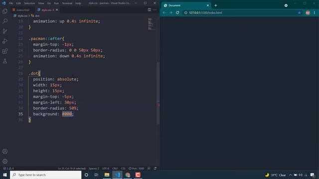 How To Create Pacman Using Only HTML & CSS смотреть онлайн