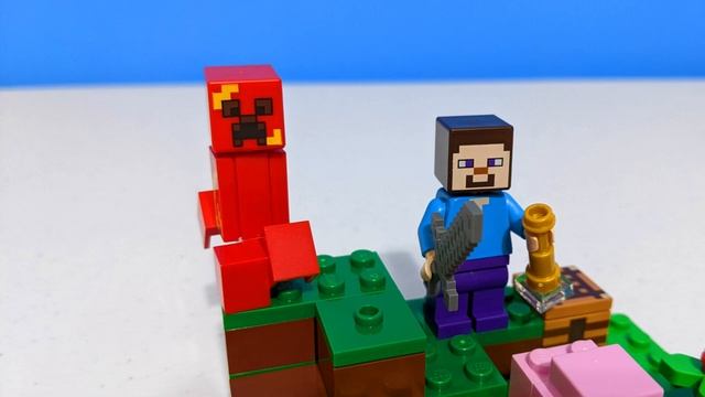 LEGO Minecraft The Creeper Ambush set 21177 In Minecraft смотреть онлайн