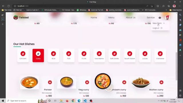 Build Food Delivery Website using React js | React js | Node js | @codersNerd смотреть онлайн