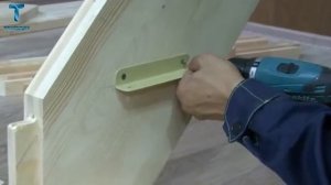 Деревянная лестница ЛЕС 91 поворот 90 градусов   сборка и монтаж