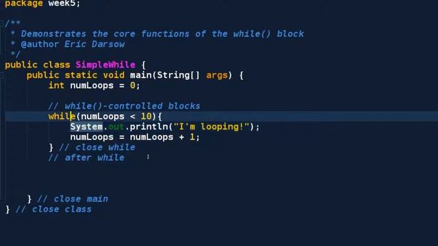 Java Chunk 1, Mod 5: While Fundamentals (Seg 2) смотреть онлайн