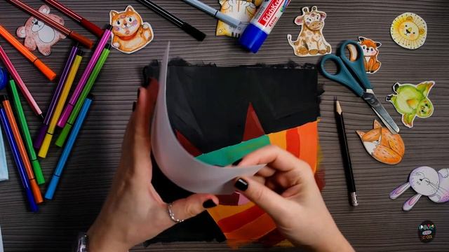Рыжий Кот гуашью смотреть онлайн