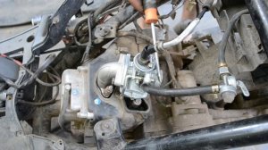 Карбюратор от Альфы на китайский скутер. Розбiйник повалил безбожно!