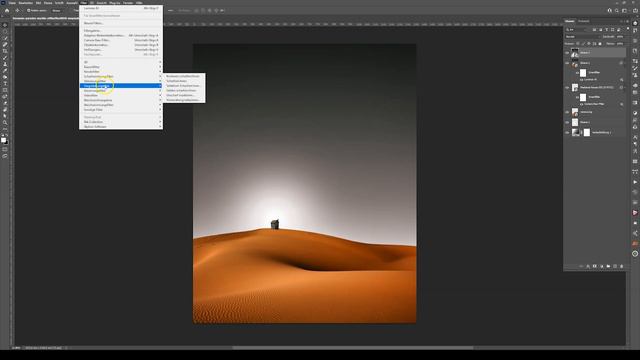How to create a minimalistic desert scenery (incl. a tip how to get rid of banding) смотреть онлайн