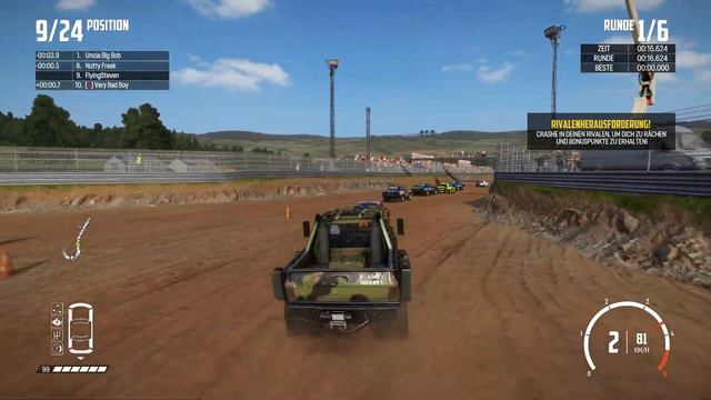 Xbox Series X - Wreckfest: Karriere Lvl 28 - Pro Internationals, Dämonen des Drecks, Banger Race смотреть онлайн