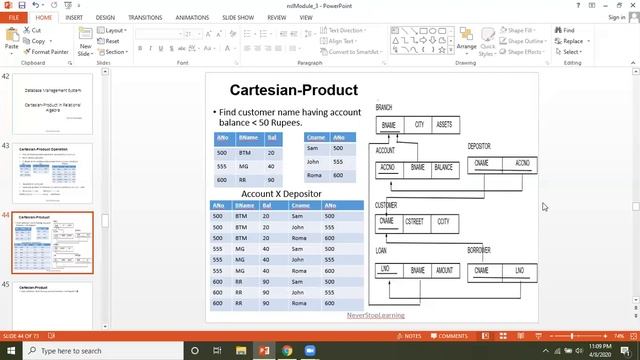 Cartesian-Product in Relational Algebra (DBMS) смотреть онлайн