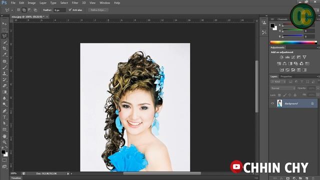 ការប្រើប្រាស់ Tool Polygonal lasso and Magnetic lasson in Photoshop CS6 CHHIN CHY ឈីន ជី смотреть онлайн