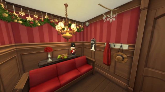 Santa's House Build Tour - The Sims 4 (No CC/Base Game) смотреть онлайн