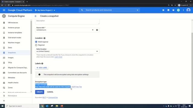 Google Cloud Snapshot Management – Create & Restore смотреть онлайн