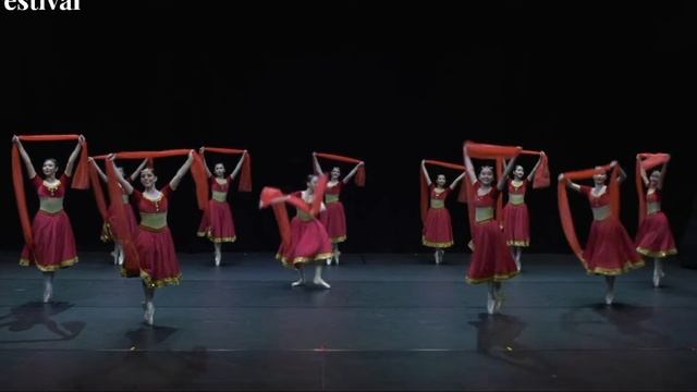 City Ballet Academy - RAD Intermediate - Advanced Students - Ribbon Dance from La Bayadère смотреть онлайн