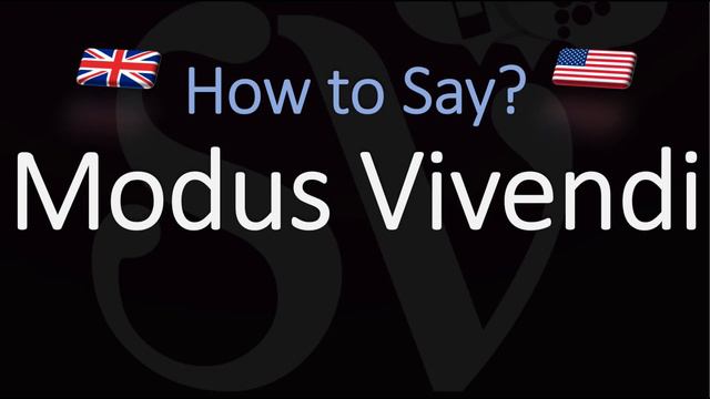 How to Pronounce Modus Vivendi? (CORRECTLY) Meaning & Pronunciation смотреть онлайн