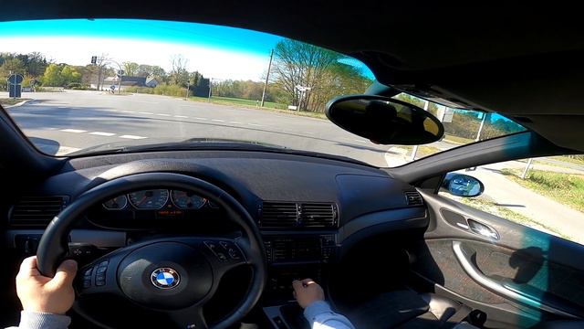 BMW M3 e46 Pov Drive Acceleration 100-200 kmh dragy how fast Autobahn смотреть онлайн