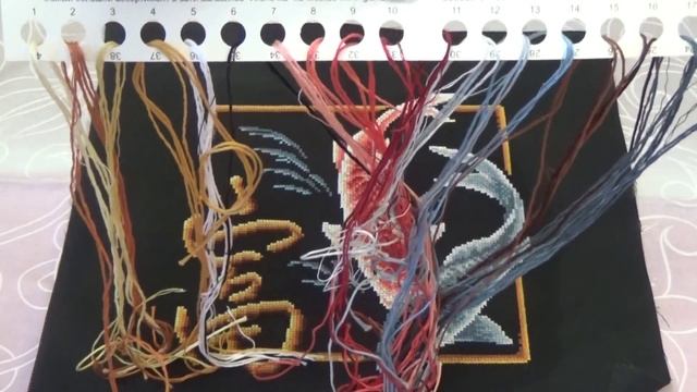 СП "Вышивальные приметы". Карпы ("Богатство"): отчет 2 смотреть онлайн