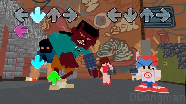 "Underground" FNF VS Whitty Definitive Edition (Minecraft Animation) смотреть онлайн