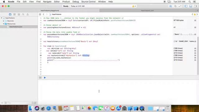 Json parsing into SWift смотреть онлайн