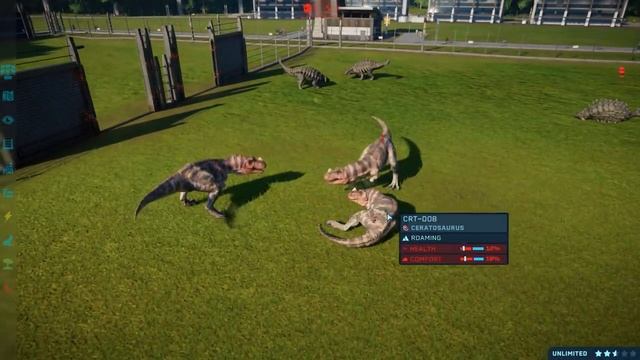 DINOSAURS FIGHTING BATTLE ARENA! Most Epic DINO Fight Scenes | Jurassic World Evolution Gameplay смотреть онлайн