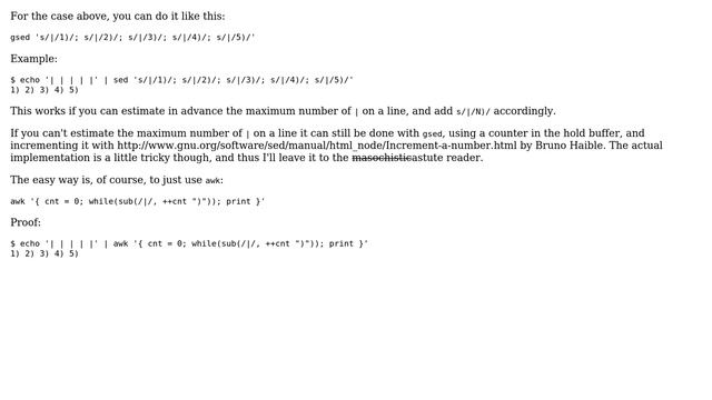Unix & Linux: Replace 1st with 1), 2nd with 2), ... in GNU Sed (2 Solutions!!) смотреть онлайн