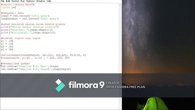 Pengolahan Citra | Tugas 1 | Input Foto & Membuat Region Menggunakan Python dan OpenCV смотреть онлайн