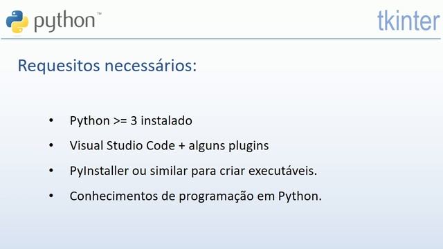 001 - Python tkinter - INTRODUÇÃO смотреть онлайн