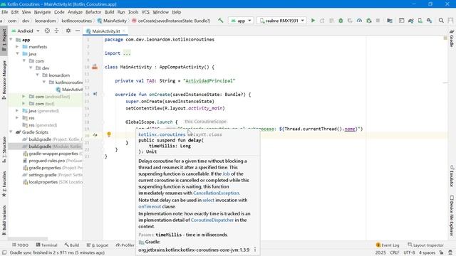 Creating our First Coroutine | Kotlin Coroutines смотреть онлайн