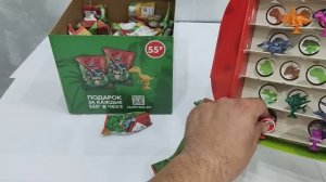 ЗАВРЫ РЕКОРД КОРОБКА 100 ШТУК И ВСЯ КОЛЛЕКЦИЯ! АКЦИЯ В ПЯТЕРОЧКЕ!