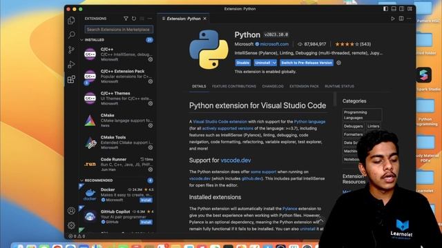 Installation of Python on Macbook Air M1 | Windows| VS Code Installation | Aniket Mane | Lecture 1 смотреть онлайн