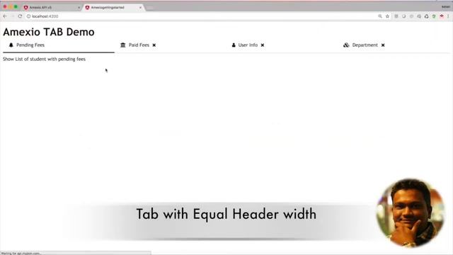 Amexio v5 Angular Tabs, Dynamic Tabs смотреть онлайн