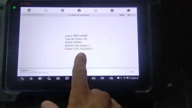 Todas as chave perdidas Fiat Strada 2021 por OBD2 (sem desmontar BC) AUTEL iM608/508 смотреть онлайн