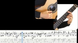 Michelle - The Beatles - Guitar lesson, sheet and Tab