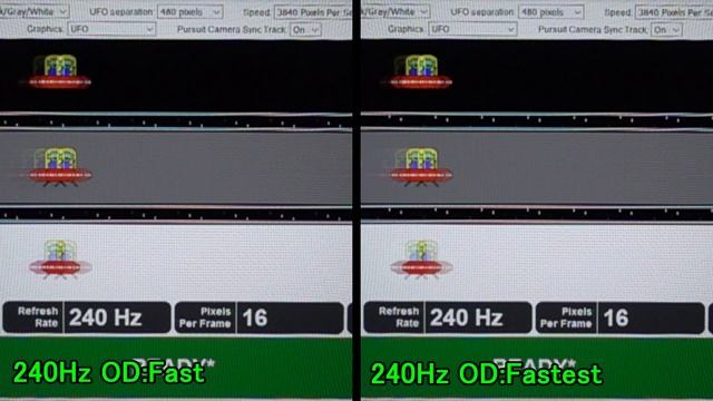 MSI OPTIX MAG251RX 240Hz時のオーバードライブ別 応答速度比較 смотреть онлайн
