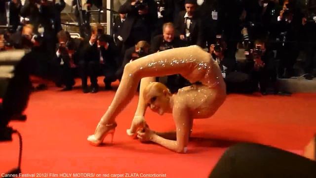 Zlata Contortionist On Red Carpet