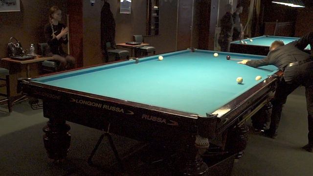 Пример нечаянного шара в русском бильярде