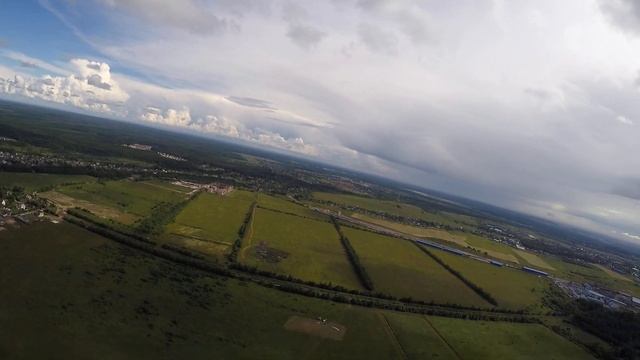 Полёт на параплане (подарок папе на 75 лет) смотреть онлайн